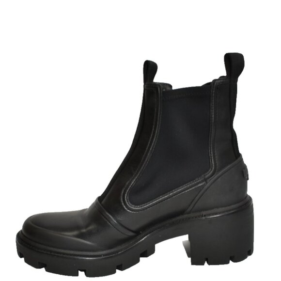 NEW! TORY BURCH Chelsea Lug Sole Ankle Boots 10.5 M Black Leather DD222B 83900 - Picture 2 of 6